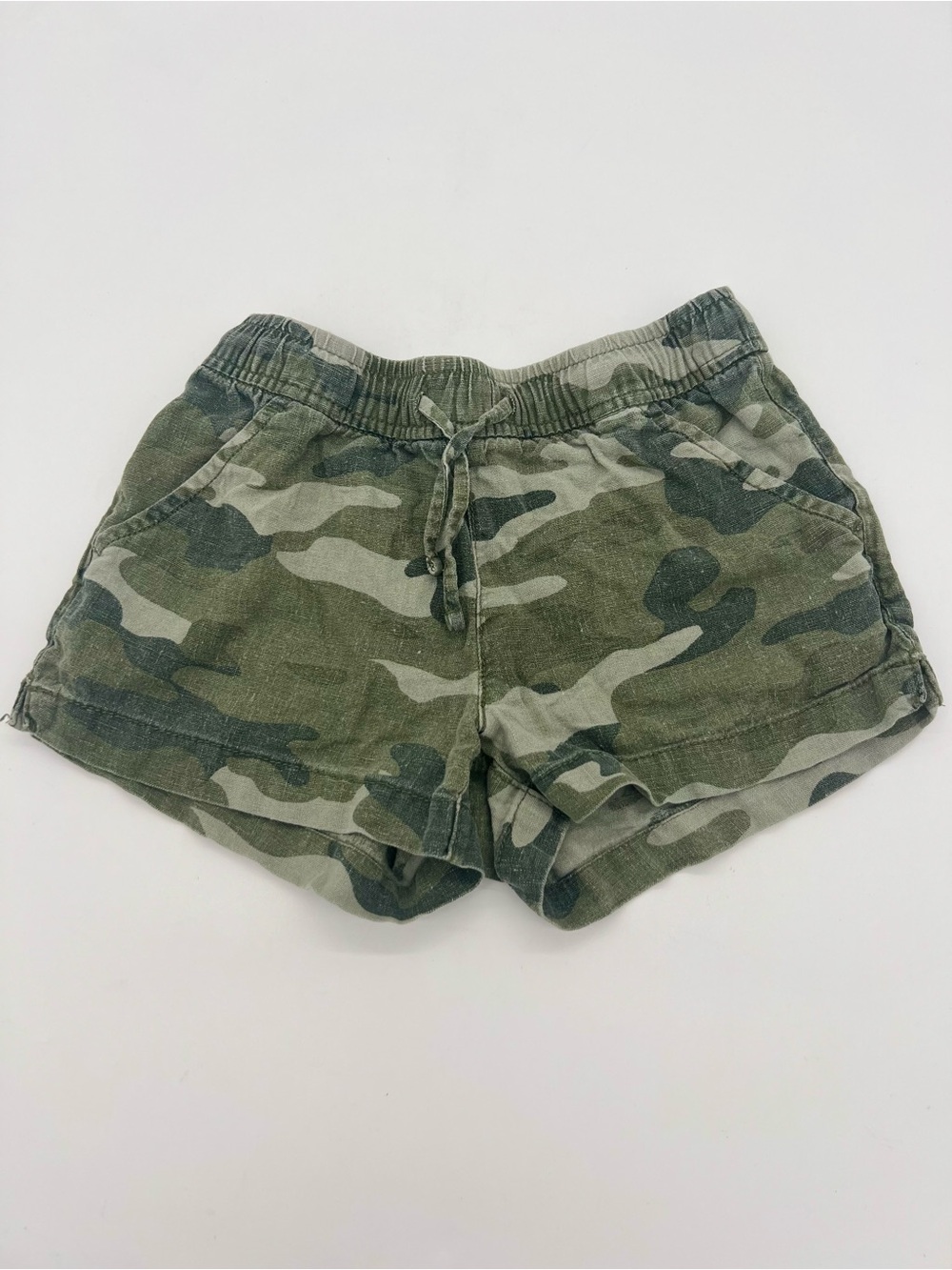 Old Navy Active girls Athletic Shorts Green S 6/7 Camo
